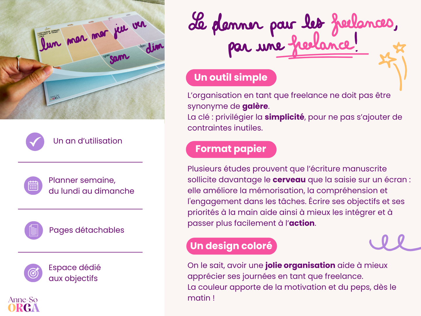 Planner ORGA Freelance (bloc-notes)